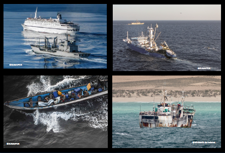 Jornadas, imágenes sobre dispositivos de seguridad en el mar